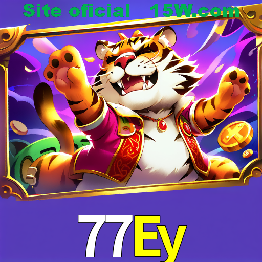 Imagem promocional da 77Ey mostrando a plataforma e suas vantagens